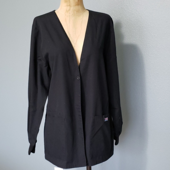 Cherokee Jackets & Blazers - Nursing jacket scrubs top with extra pockets